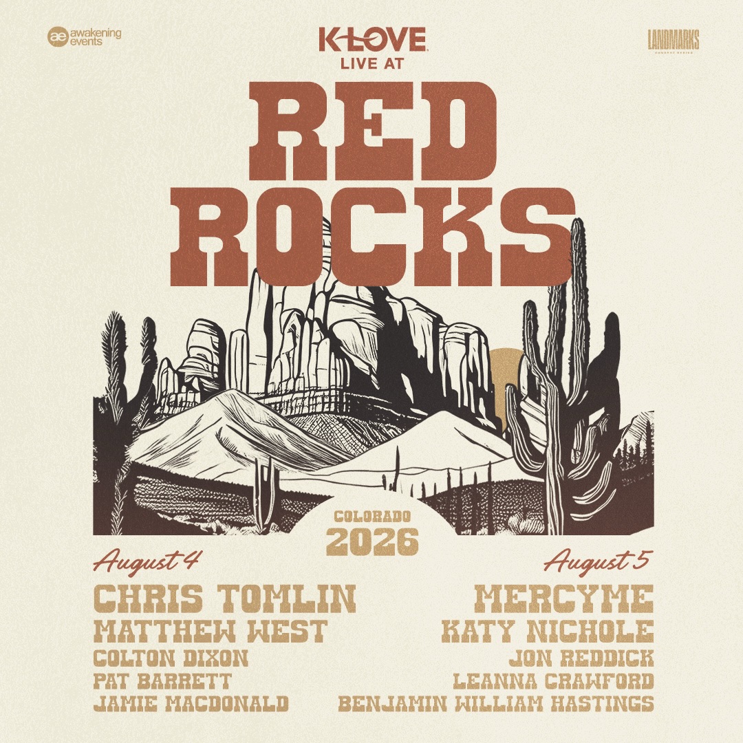 Chris Tomlin Worship Under The Stars Live Tour Poster 2026–2027